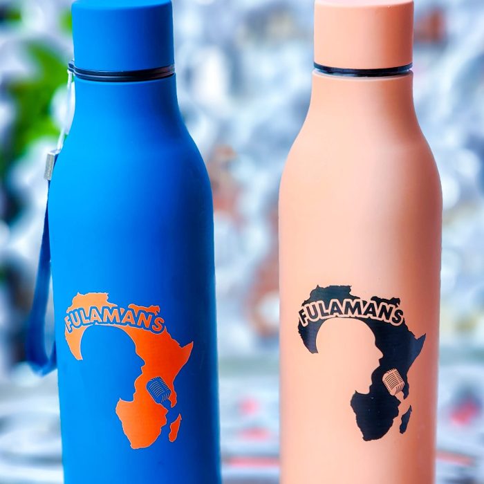 Fulamans Pink, White & Blue Water bottle 550ml