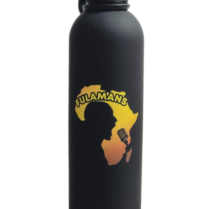 Fulamans black water bottle 750ml
